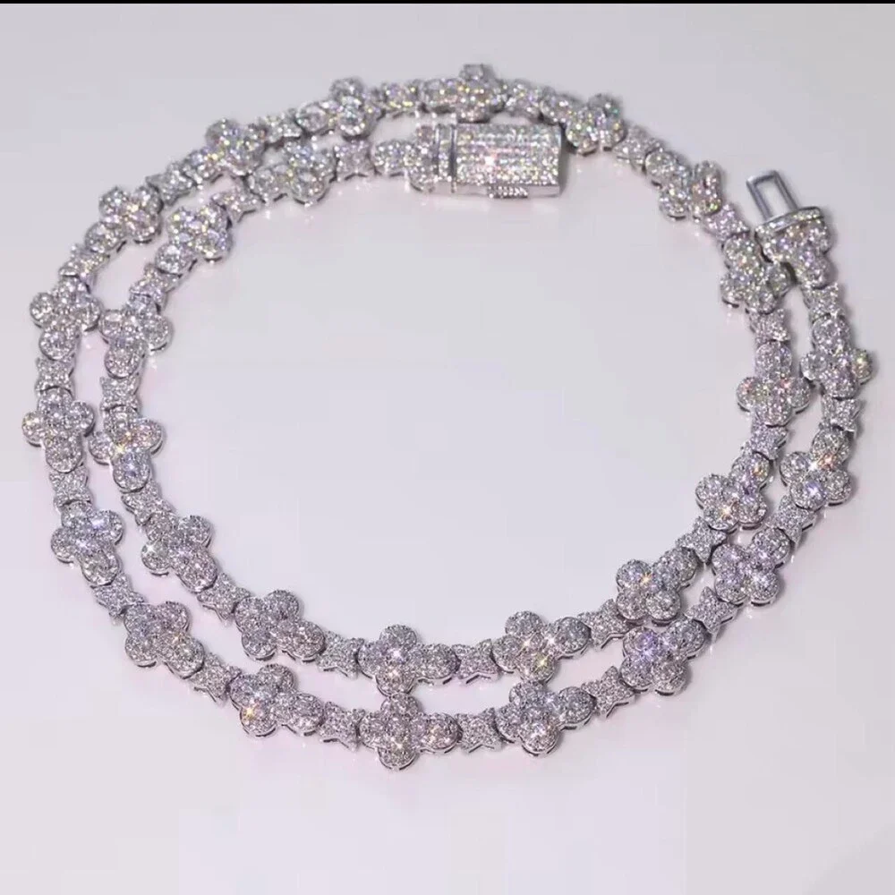 10 Mm Iced Out Tennis Cross F 32 E